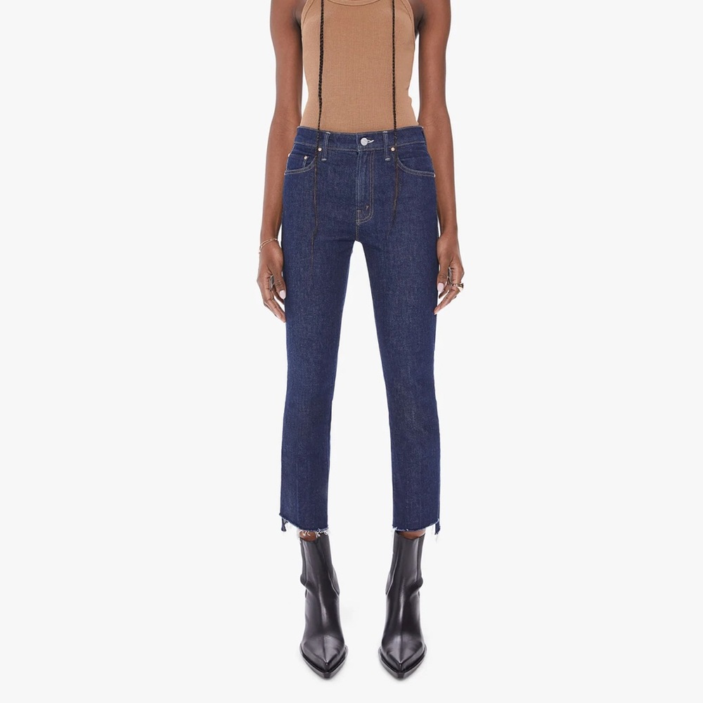 Mother Denim The Insider Crop Step Fray NWT